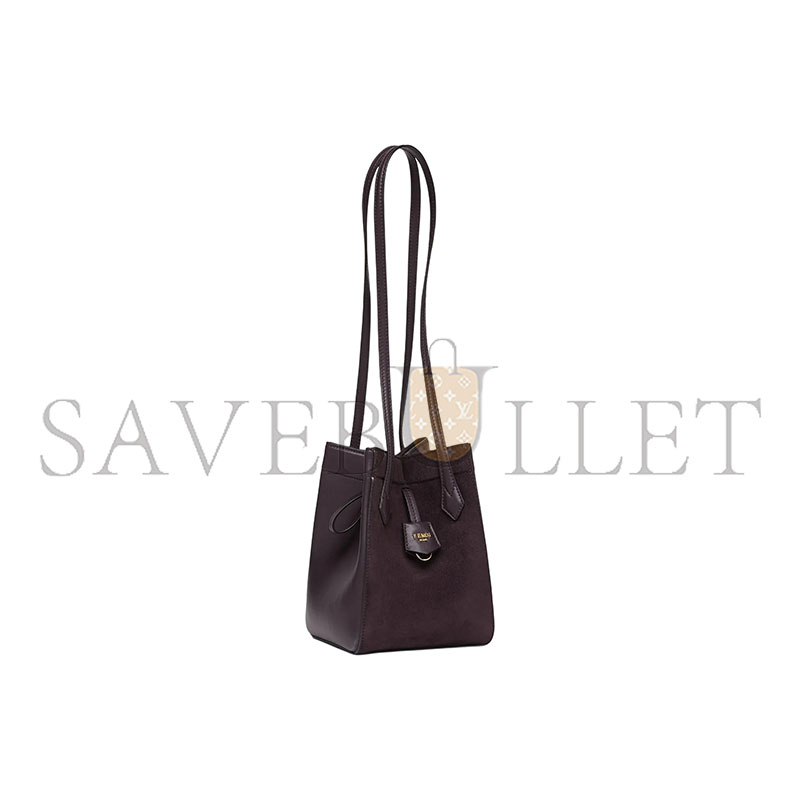 FENDI ORIGAMI MINI PELLE VIOLA 8BS083AS79F1PPU (19*15*15cm)